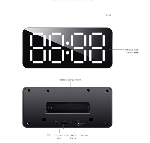 Hd wifi clock camera настройка