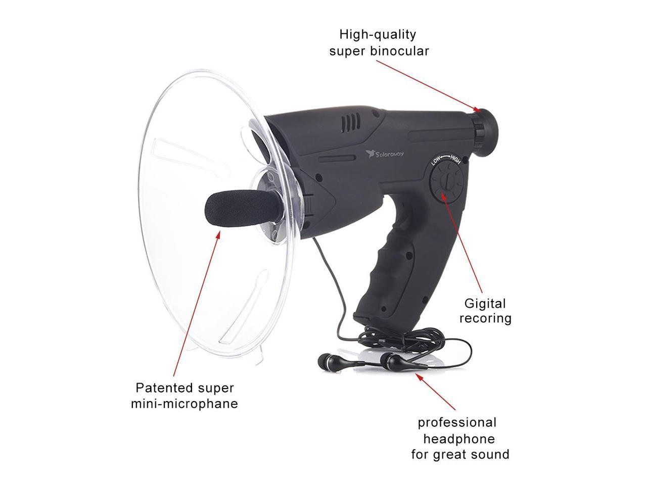 Orbitor Listening Device with Digital Recording with 8X Prism Optical System Support TF Card and